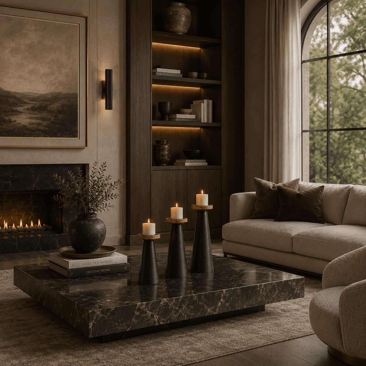 Mango Wood Candle Holder Collection view 2